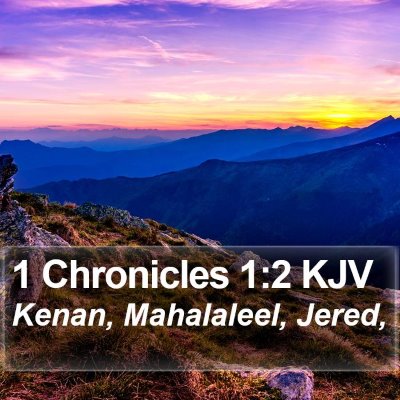 1 Chronicles 1:2 KJV Bible Verse Image