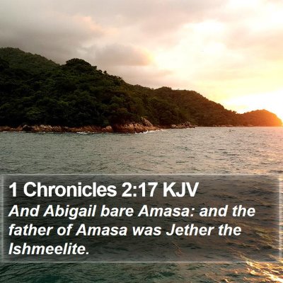 1 Chronicles 2:17 KJV Bible Verse Image