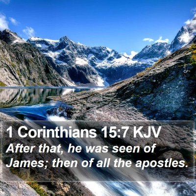 1 Corinthians 15:7 KJV Bible Verse Image