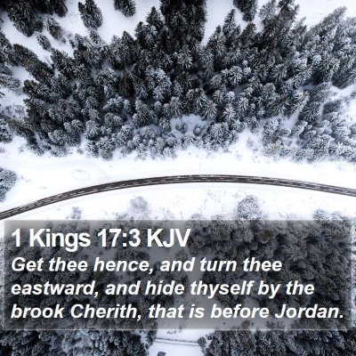 1 Kings 17:3 KJV Bible Verse Image