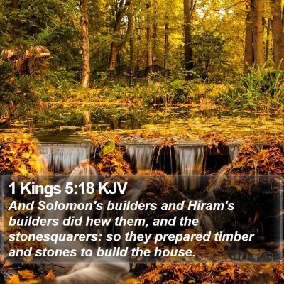 1 Kings 5:18 KJV Bible Verse Image