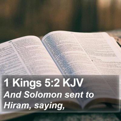 1 Kings 5:2 KJV Bible Verse Image
