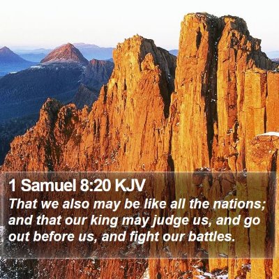 1 Samuel 8:20 KJV Bible Verse Image