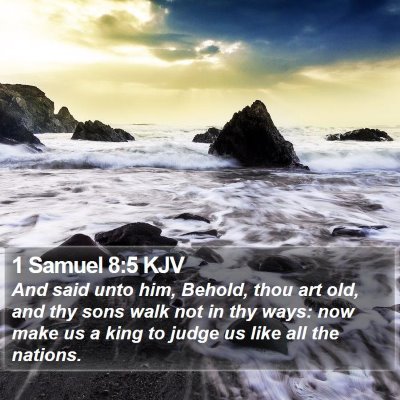 1 Samuel 8:5 KJV Bible Verse Image