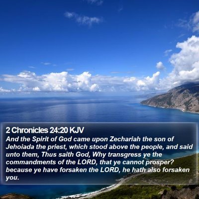 2 Chronicles 24:20 KJV Bible Verse Image