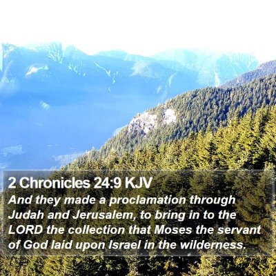 2 Chronicles 24:9 KJV Bible Verse Image