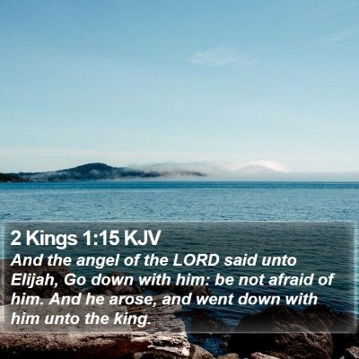 2 Kings 1:15 KJV Bible Verse Image