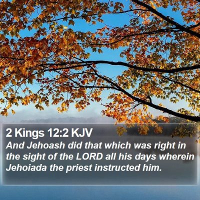 2 Kings 12:2 KJV Bible Verse Image