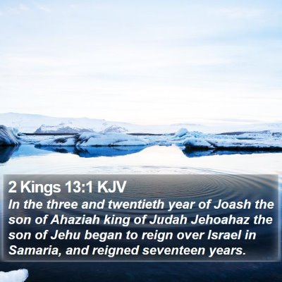 2 Kings 13:1 KJV Bible Verse Image