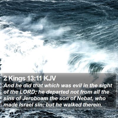 2 Kings 13:11 KJV Bible Verse Image