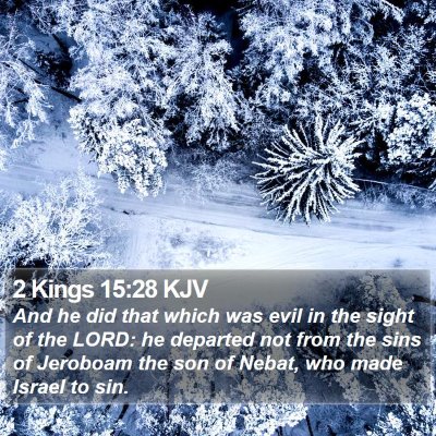 2 Kings 15:28 KJV Bible Verse Image
