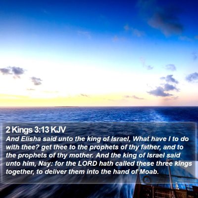 2 Kings 3:13 KJV Bible Verse Image