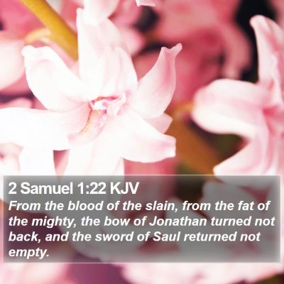 2 Samuel 1:22 KJV Bible Verse Image