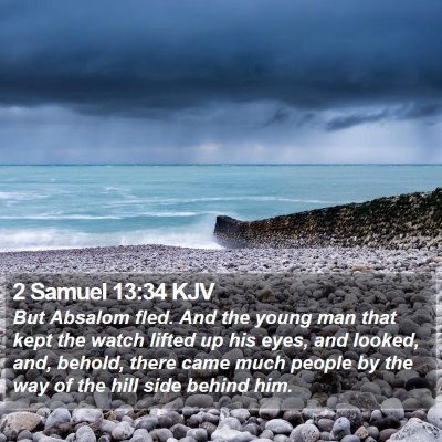 2 Samuel 13:34 KJV Bible Verse Image