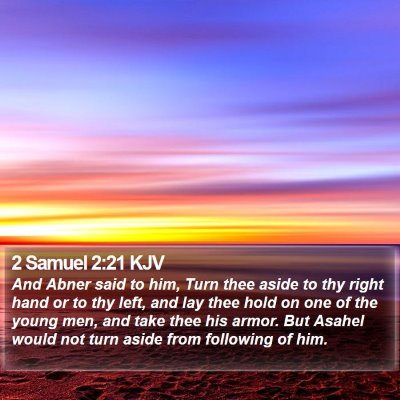 2 Samuel 2:21 KJV Bible Verse Image