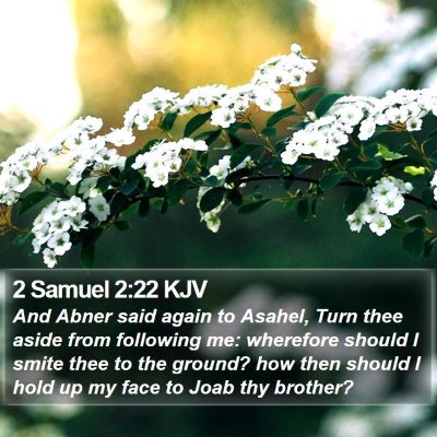 2 Samuel 2:22 KJV Bible Verse Image