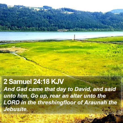 2 Samuel 24:18 KJV Bible Verse Image