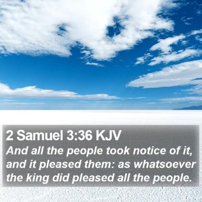 2 Samuel 3:36 KJV Bible Verse Image