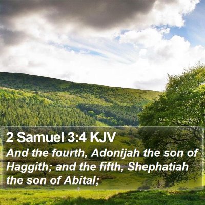 2 Samuel 3:4 KJV Bible Verse Image