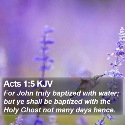 Acts 1:5 KJV Bible Verse Image