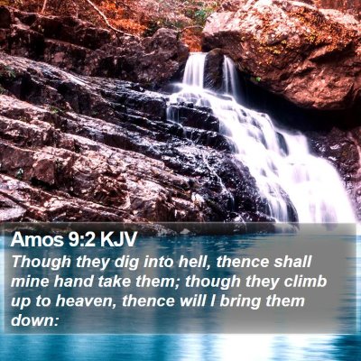 Amos 9:2 KJV Bible Verse Image