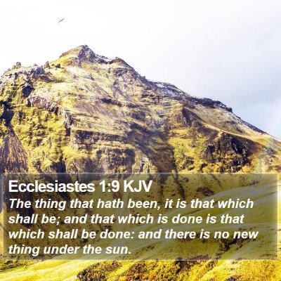 Ecclesiastes 1:9 KJV Bible Verse Image