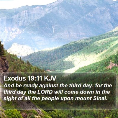 Exodus 19:11 KJV Bible Verse Image