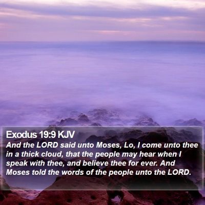 Exodus 19:9 KJV Bible Verse Image