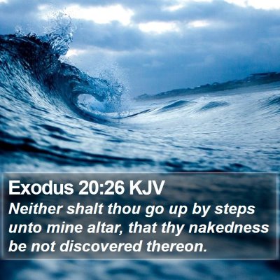 Exodus 20:26 KJV Bible Verse Image
