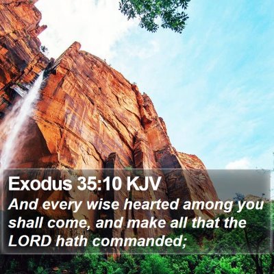 Exodus 35:10 KJV Bible Verse Image