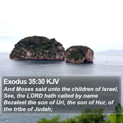 Exodus 35:30 KJV Bible Verse Image