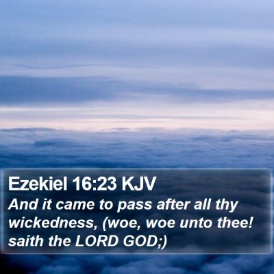 Ezekiel 16:23 KJV Bible Verse Image