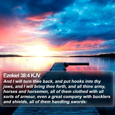 Ezekiel 38:4 KJV Bible Verse Image