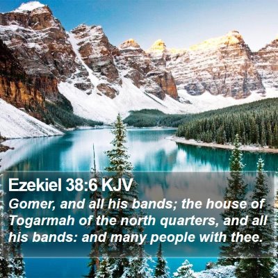 Ezekiel 38:6 KJV Bible Verse Image