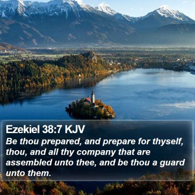 Ezekiel 38:7 KJV Bible Verse Image