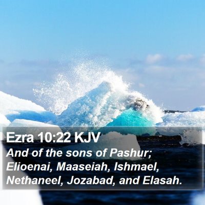 Ezra 10:22 KJV Bible Verse Image