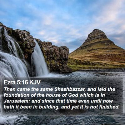 Ezra 5:16 KJV Bible Verse Image