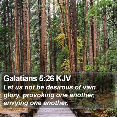 Galatians 5:26 KJV Bible Verse Image