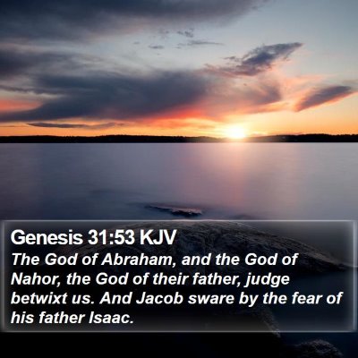 Genesis 31:53 KJV Bible Verse Image