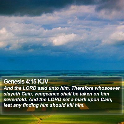 Genesis 4:15 KJV Bible Verse Image