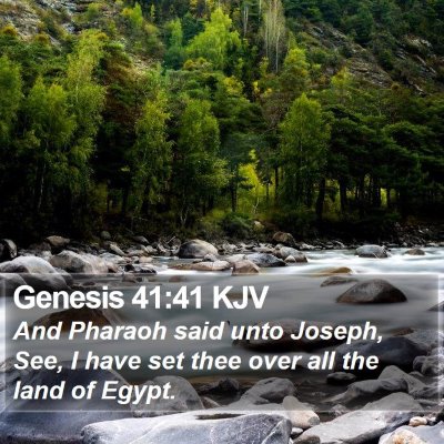 Genesis 41:41 KJV Bible Verse Image