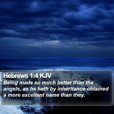 Hebrews 1:4 KJV Bible Verse Image