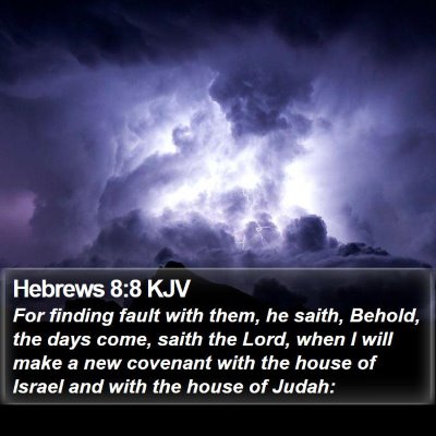 Hebrews 8:8 KJV Bible Verse Image
