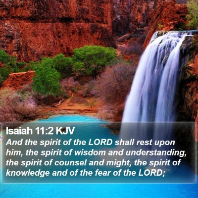 Isaiah 11:2 KJV Bible Verse Image