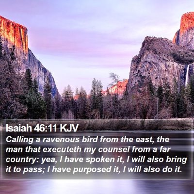 Isaiah 46:11 KJV Bible Verse Image
