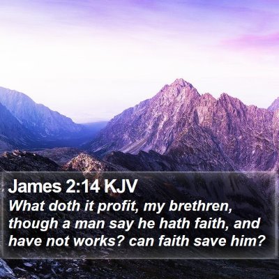 James 2:14 KJV Bible Verse Image