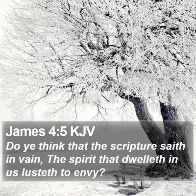 James 4:5 KJV Bible Verse Image
