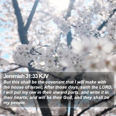 Jeremiah 31:33 KJV Bible Verse Image