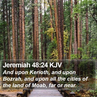 Jeremiah 48:24 KJV Bible Verse Image