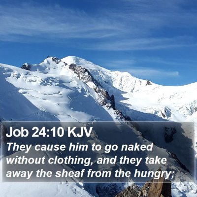 Job 24:10 KJV Bible Verse Image
